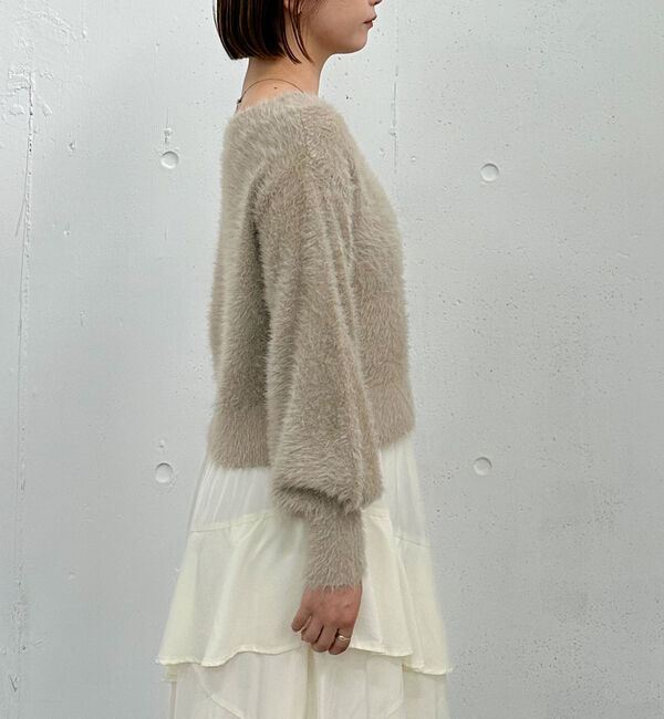 archives「ラメフェザーワンショルニットプルオーバー」|ニット・セーター|