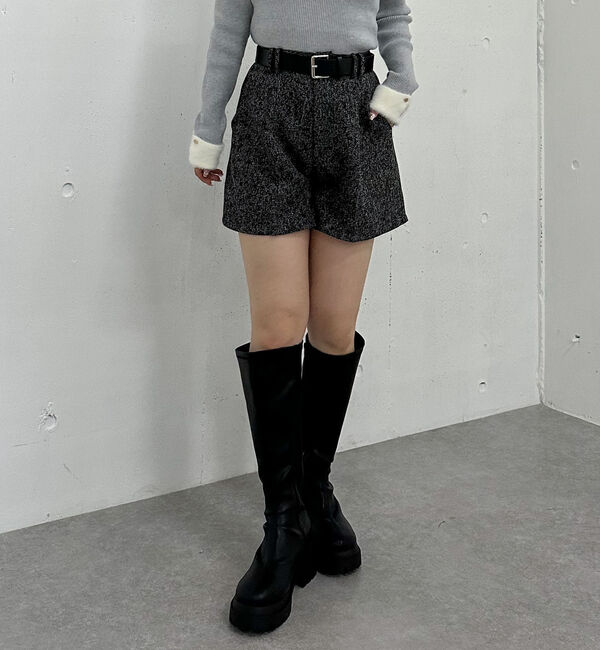 archives「ベルト付ツイードショートパンツ」|その他|