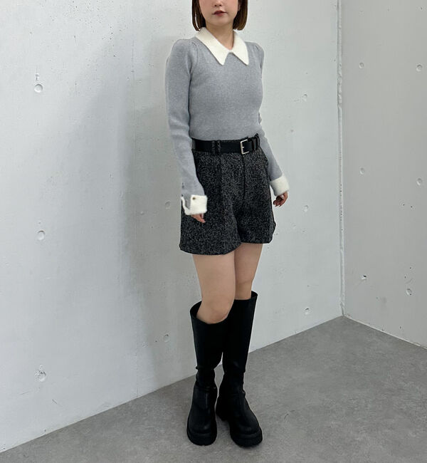 archives「ベルト付ツイードショートパンツ」|その他|