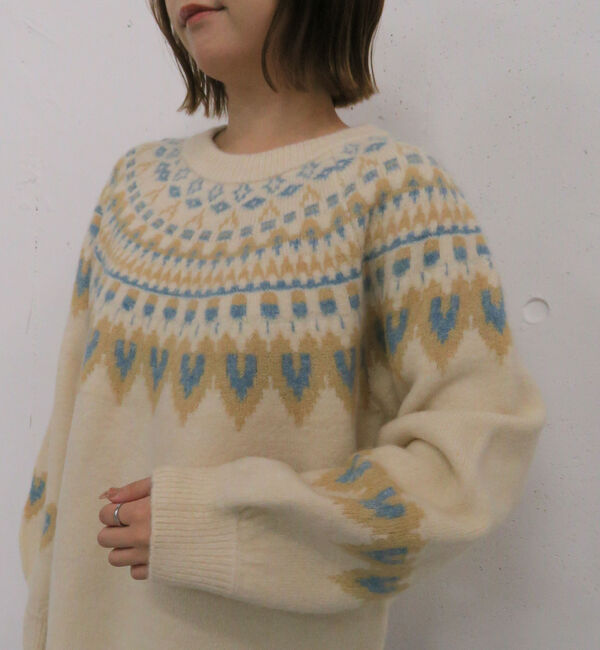 archives「ハートミックスノルディックニットプルオーバー」|ニット・セーター|