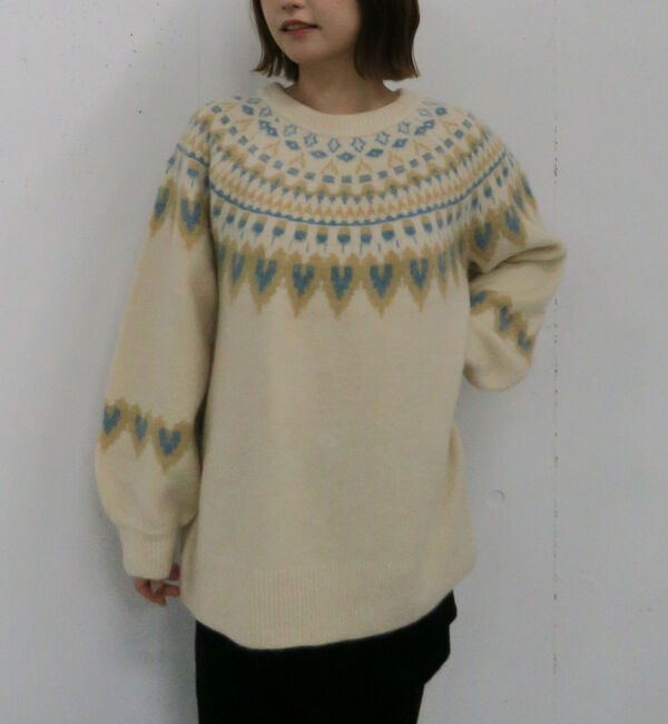 archives「ハートミックスノルディックニットプルオーバー」|ニット・セーター|