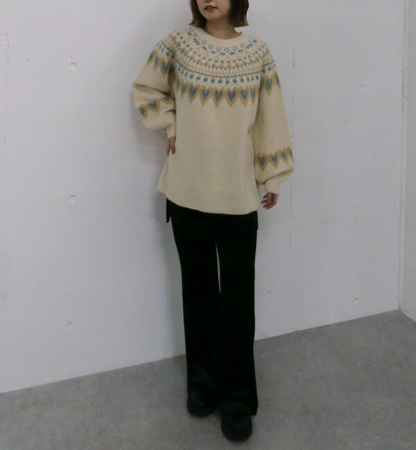 archives「ハートミックスノルディックニットプルオーバー」|ニット・セーター|