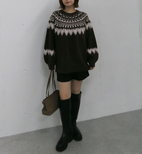 archives「ハートミックスノルディックニットプルオーバー」|ニット・セーター|