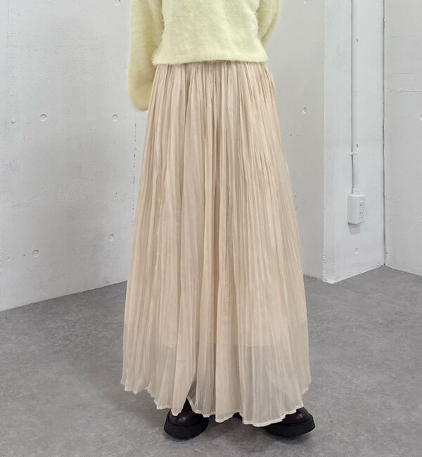archives「ランダムプリーツスカート」|スカート|IVORY