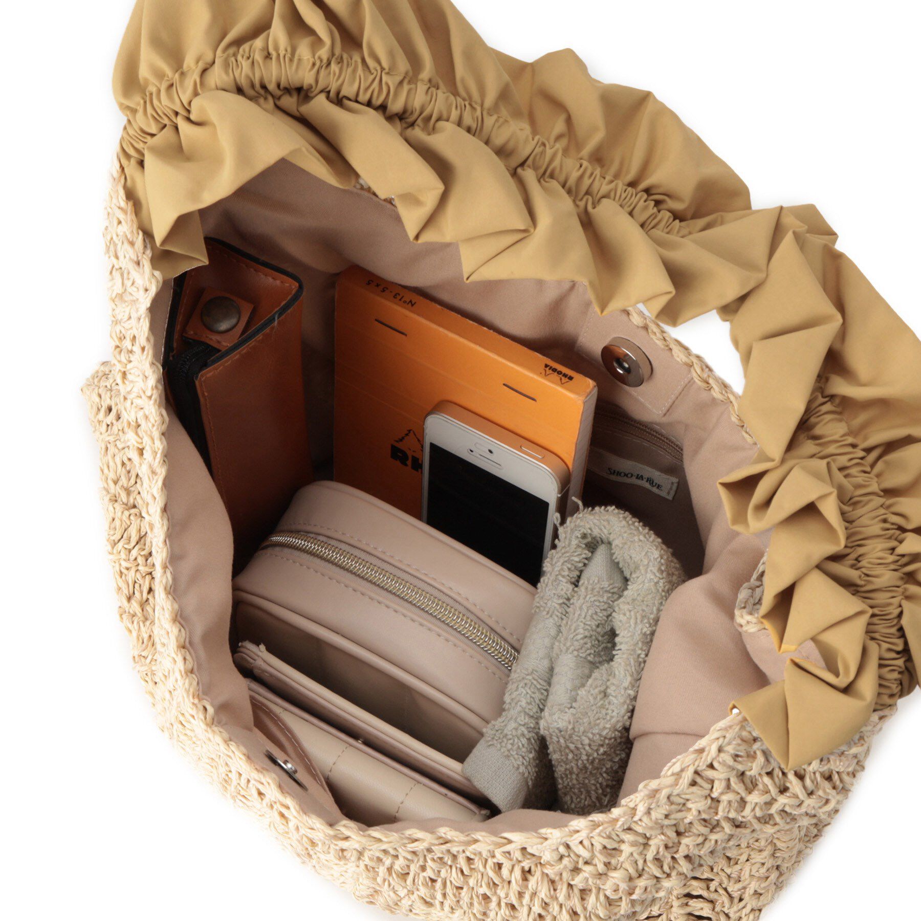 SHOO･LA･RUE「ペーパーフリルトートバッグ」|トートバッグ|