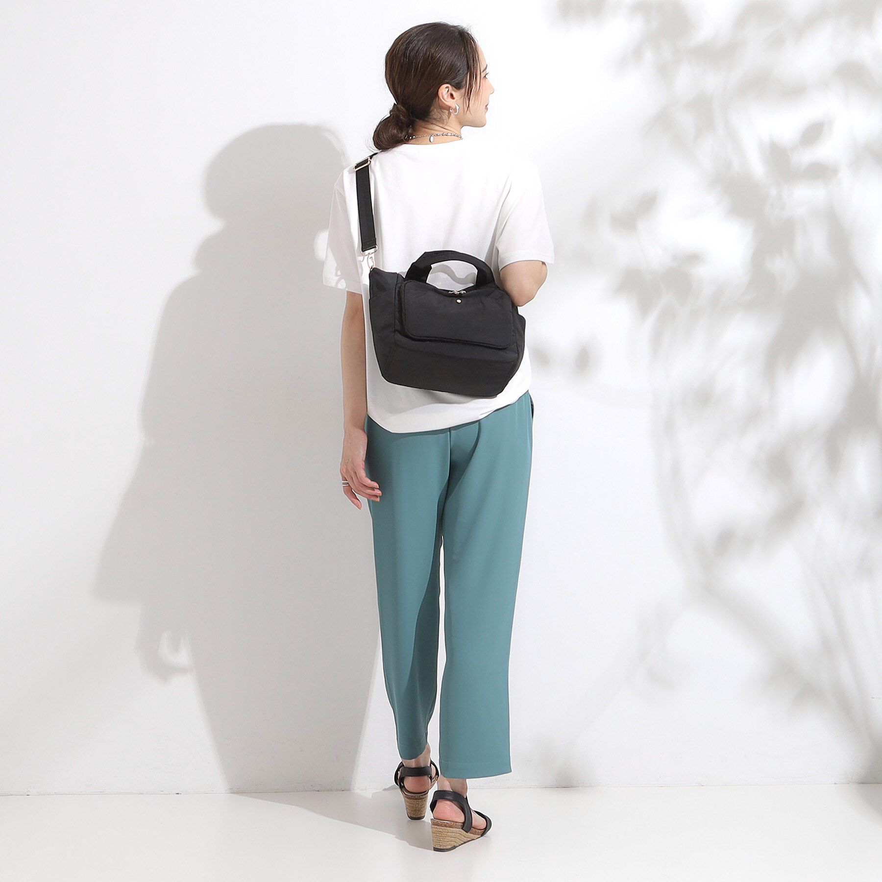 SHOO･LA･RUE「【撥水／2WAY】フロントポケット10ポケットトートバッグ」|トートバッグ|