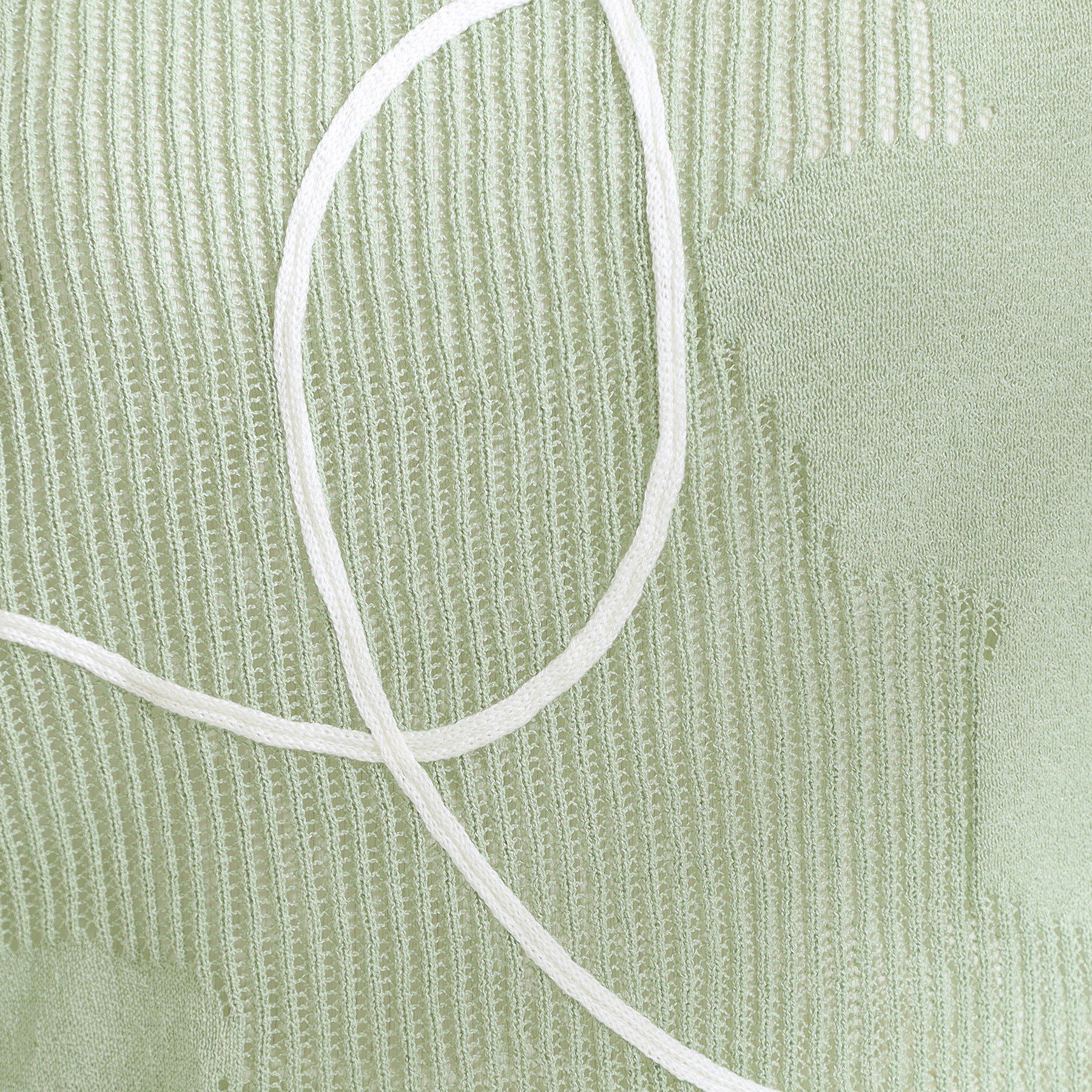 SHOO･LA･RUE「【S-LL】にょろにょろ刺繍 透かし編みニット」|ニット・セーター|