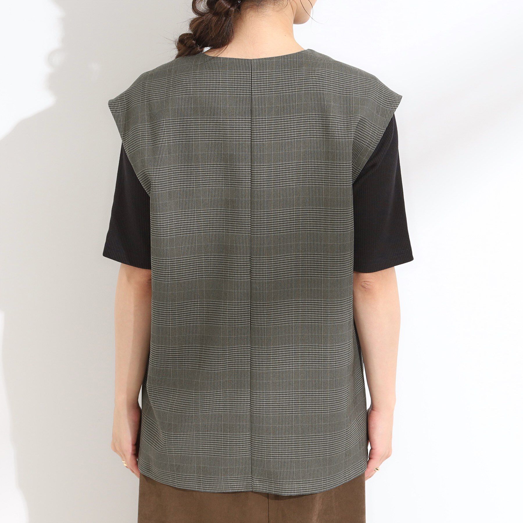 SHOO･LA･RUE「【S-LL/セットアップ可/洗濯後しわになりにくい】ダブルベスト」|ベスト・ジレ|