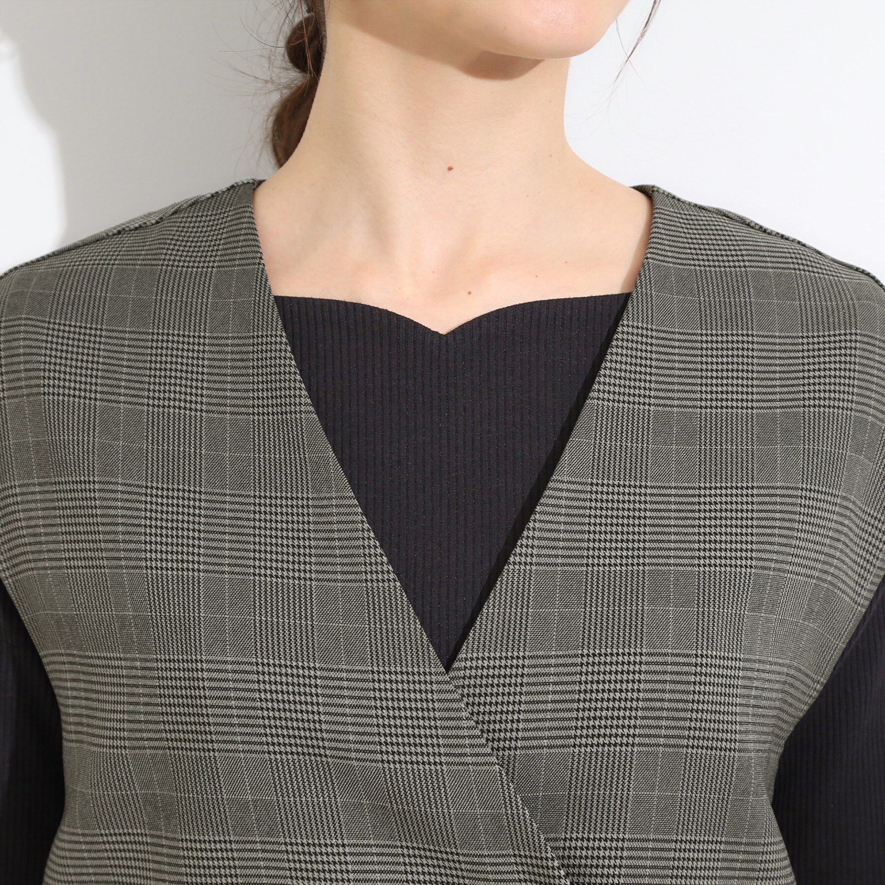 SHOO･LA･RUE「【S-LL/セットアップ可/洗濯後しわになりにくい】ダブルベスト」|ベスト・ジレ|