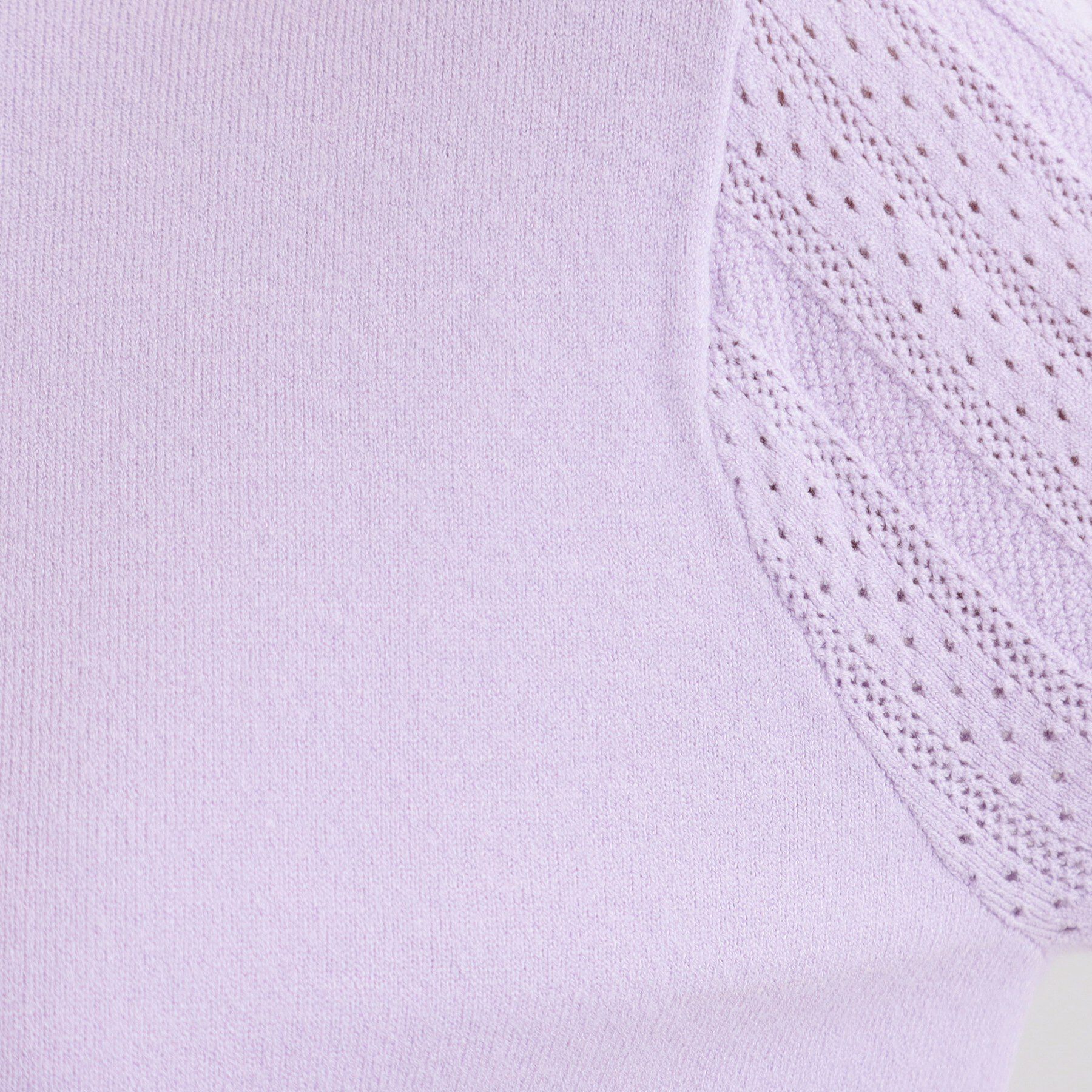 SHOO･LA･RUE「コンパクト見えが大人かわいい お袖編み柄ニット」|ニット・セーター|