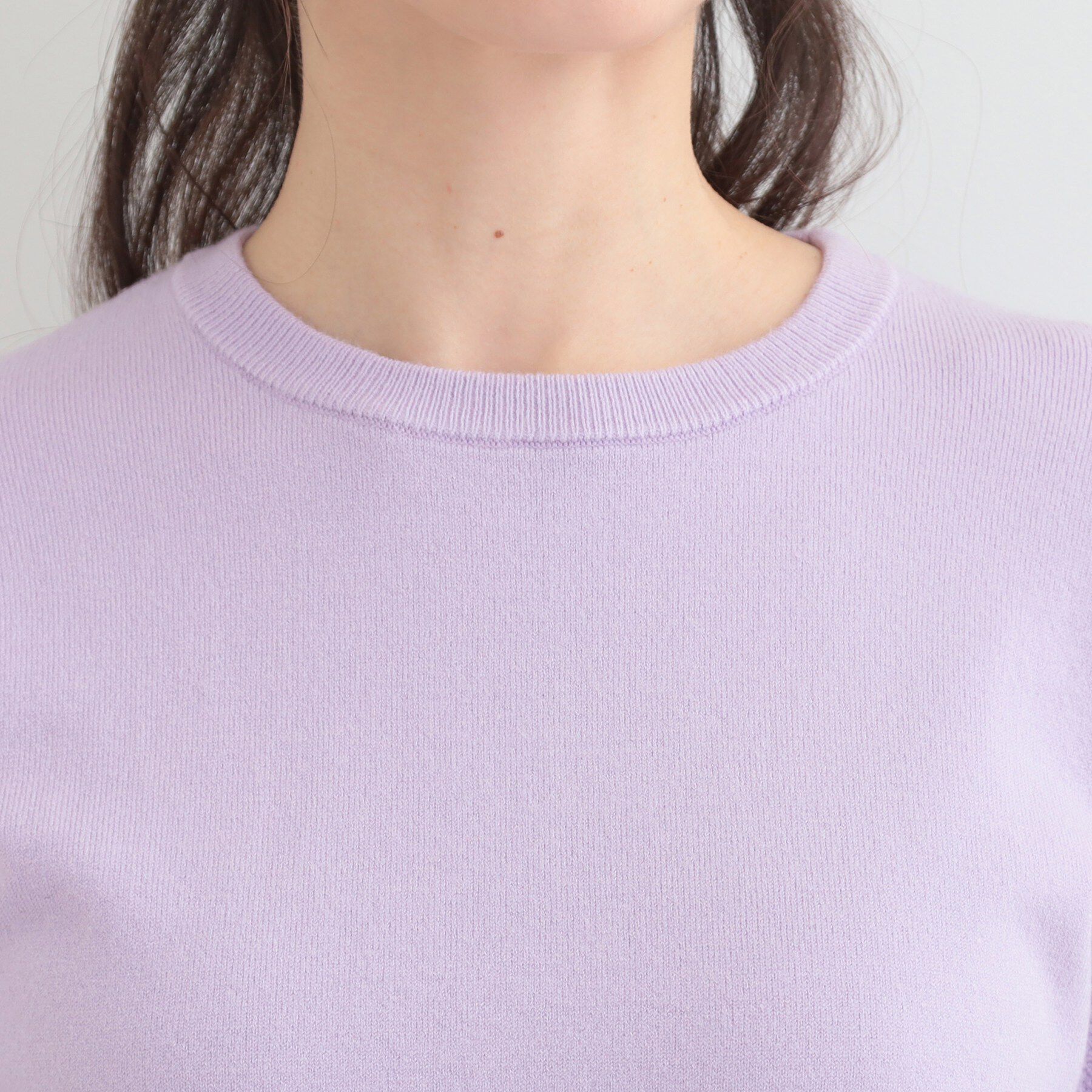 SHOO･LA･RUE「コンパクト見えが大人かわいい お袖編み柄ニット」|ニット・セーター|