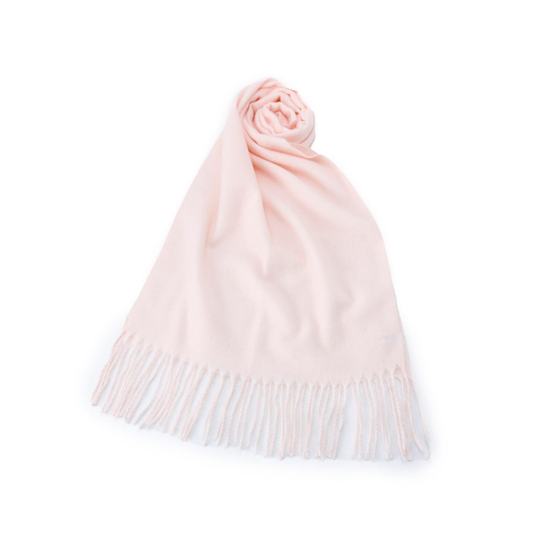 ITS&rsquo;DEMO「【8色／洗濯可】クリーミータッチ40幅無地ストール」|ストール|ライトピンク(070