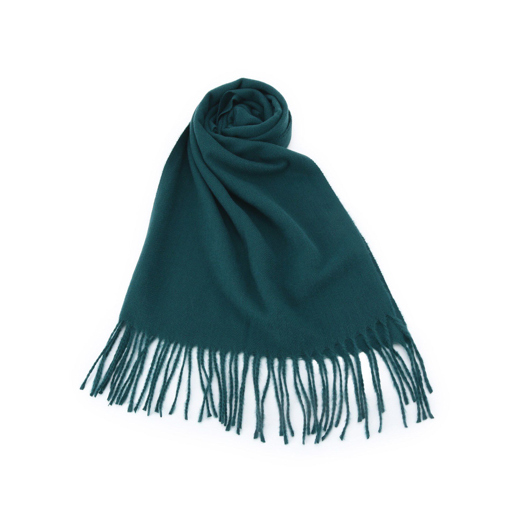 ITS&rsquo;DEMO「【8色／洗濯可】クリーミータッチ40幅無地ストール」|ストール|ブルーグリーン(09