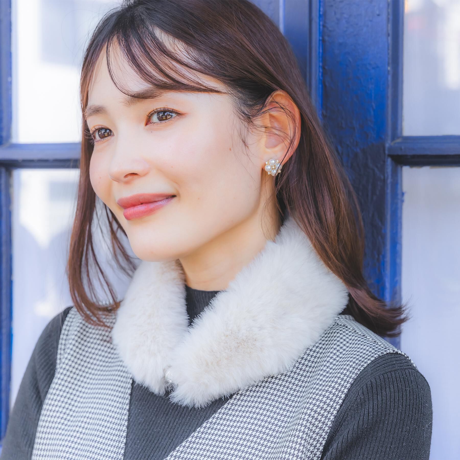 ITS&rsquo;DEMO「【手洗い可】マグネット付きファーティペット」|ストール|