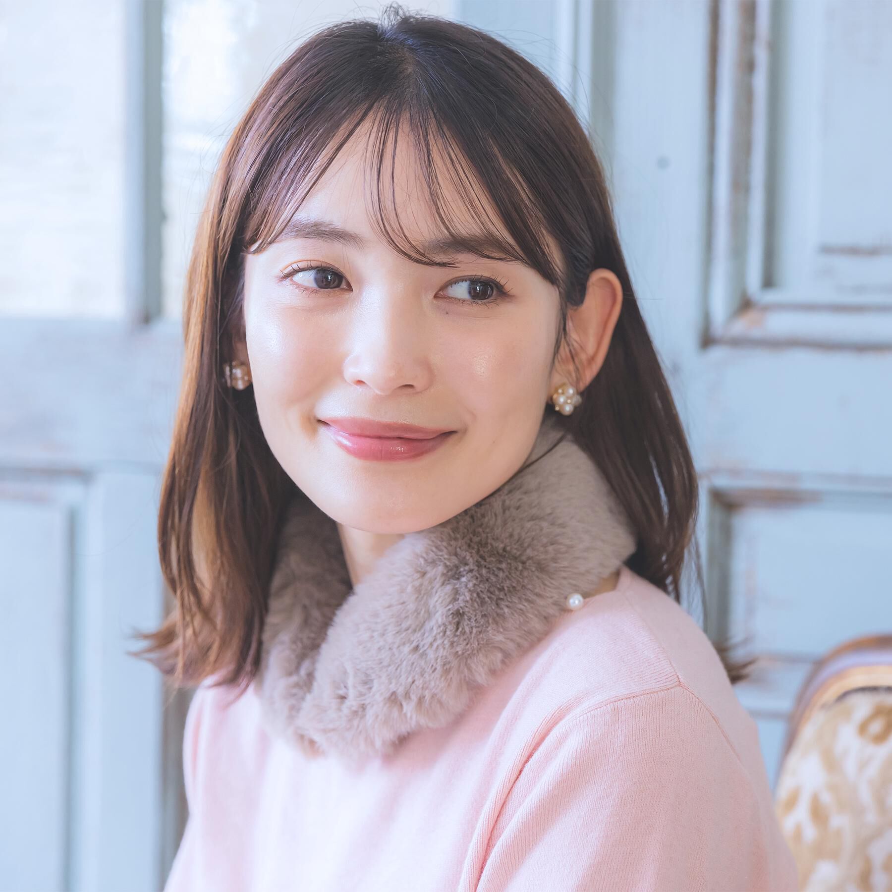 ITS&rsquo;DEMO「【手洗い可】マグネット付きファーティペット」|ストール|