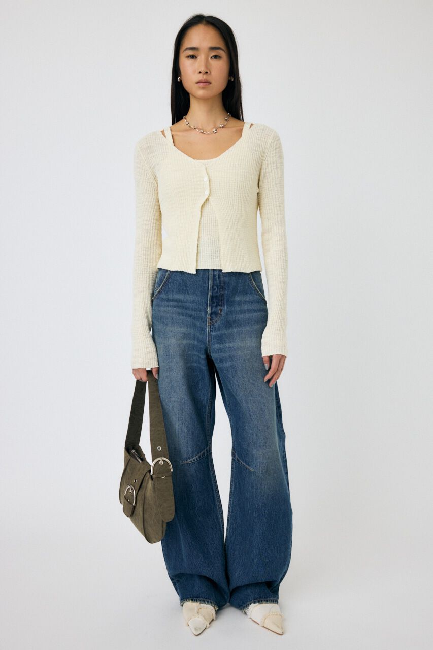 MOUSSY「SLUB KNIT アンサンブル」|ニット・セーター|