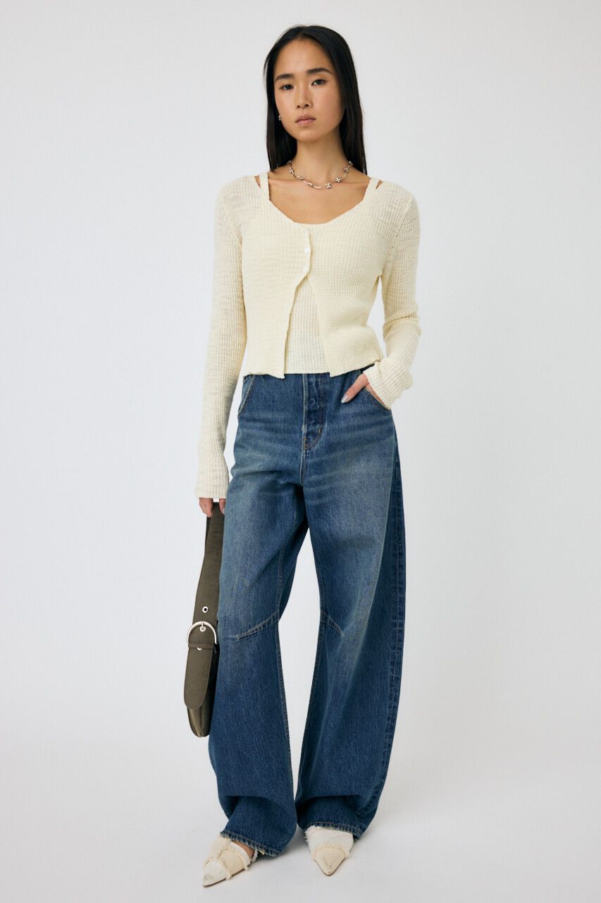 MOUSSY「SLUB KNIT アンサンブル」|ニット・セーター|