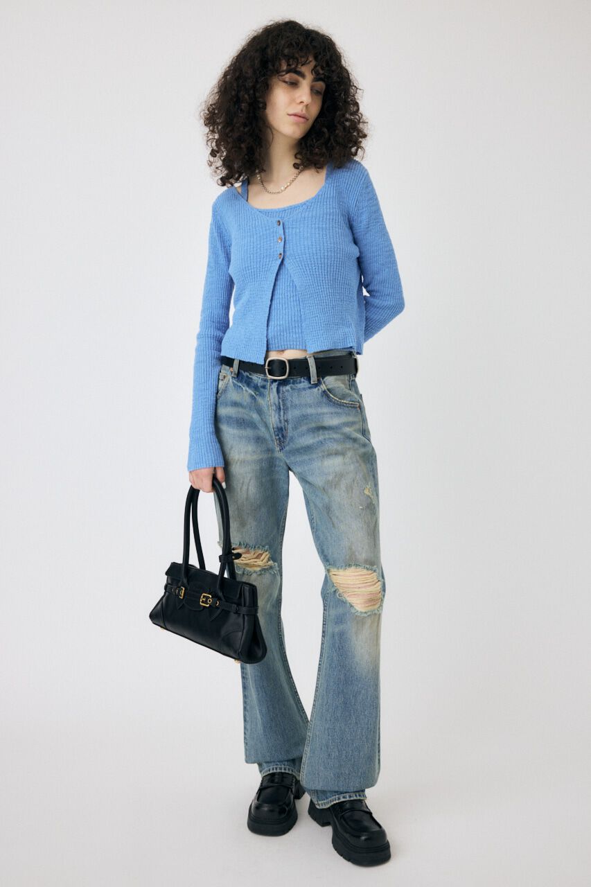 MOUSSY「SLUB KNIT アンサンブル」|ニット・セーター|