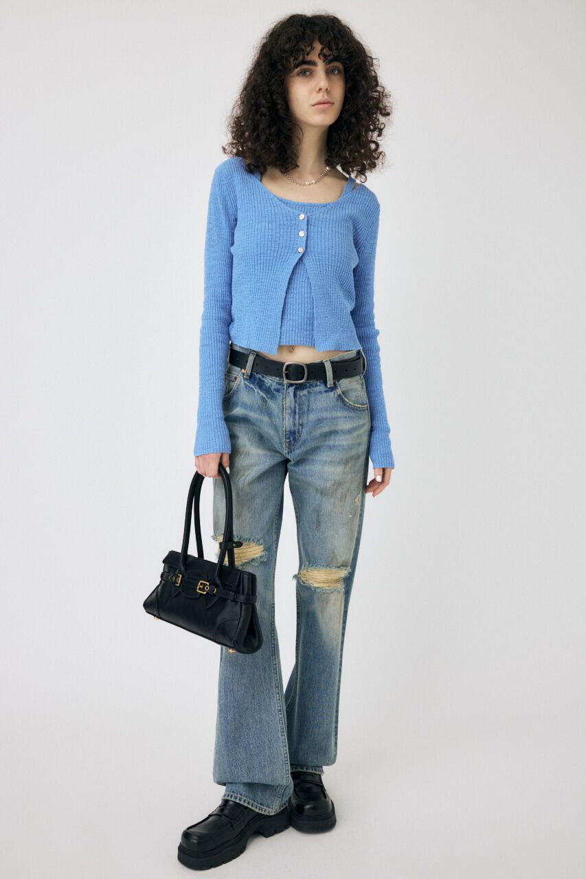 MOUSSY「SLUB KNIT アンサンブル」|ニット・セーター|