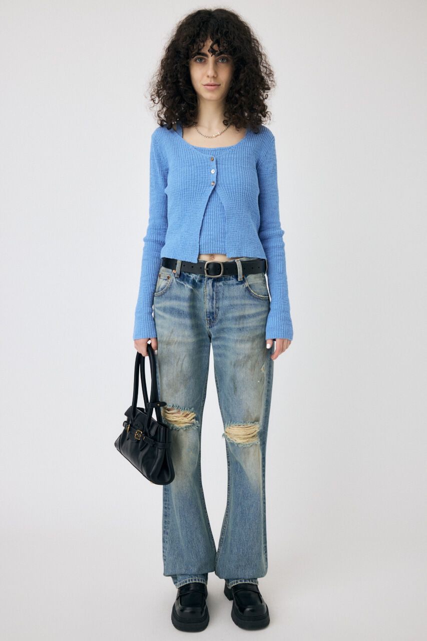 MOUSSY「SLUB KNIT アンサンブル」|ニット・セーター|