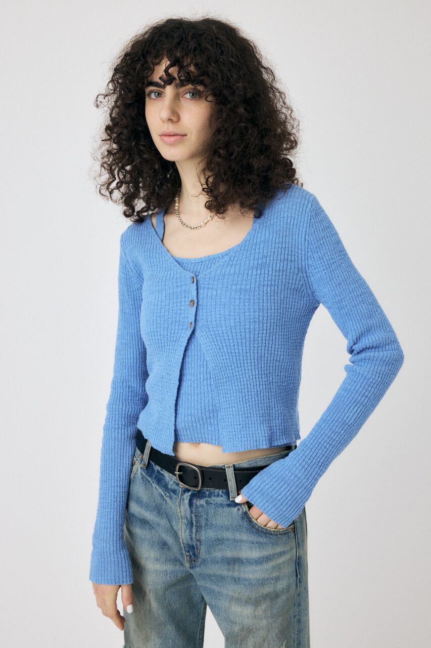 MOUSSY「SLUB KNIT アンサンブル」|ニット・セーター|