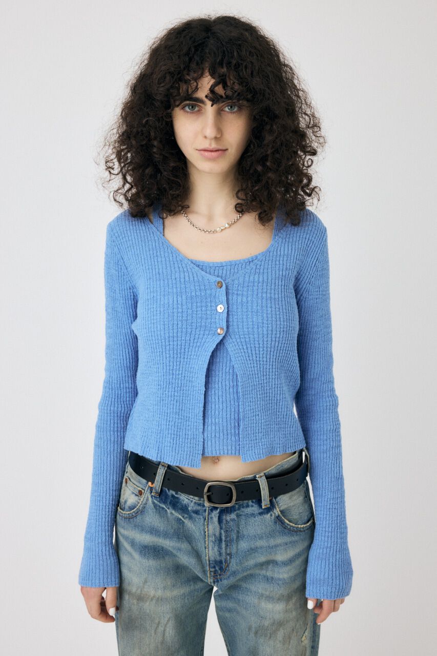 MOUSSY「SLUB KNIT アンサンブル」|ニット・セーター|