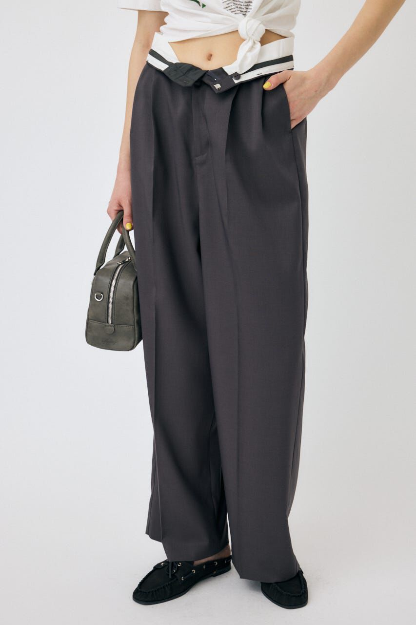 MOUSSY「TUCK トラウザーズ」|その他|GRY