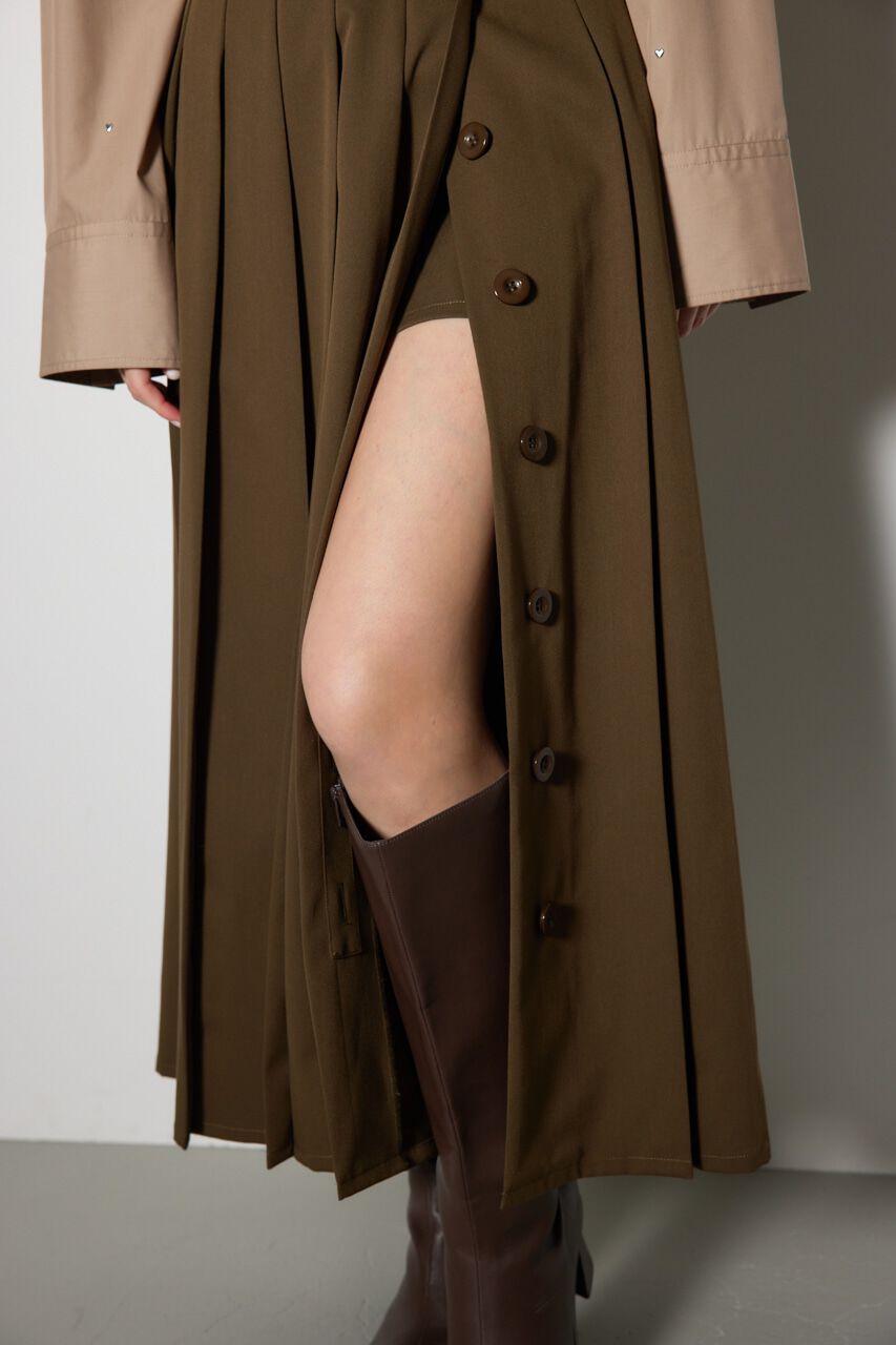 rienda「プリーツスリットスコートショートパンツ」|その他|