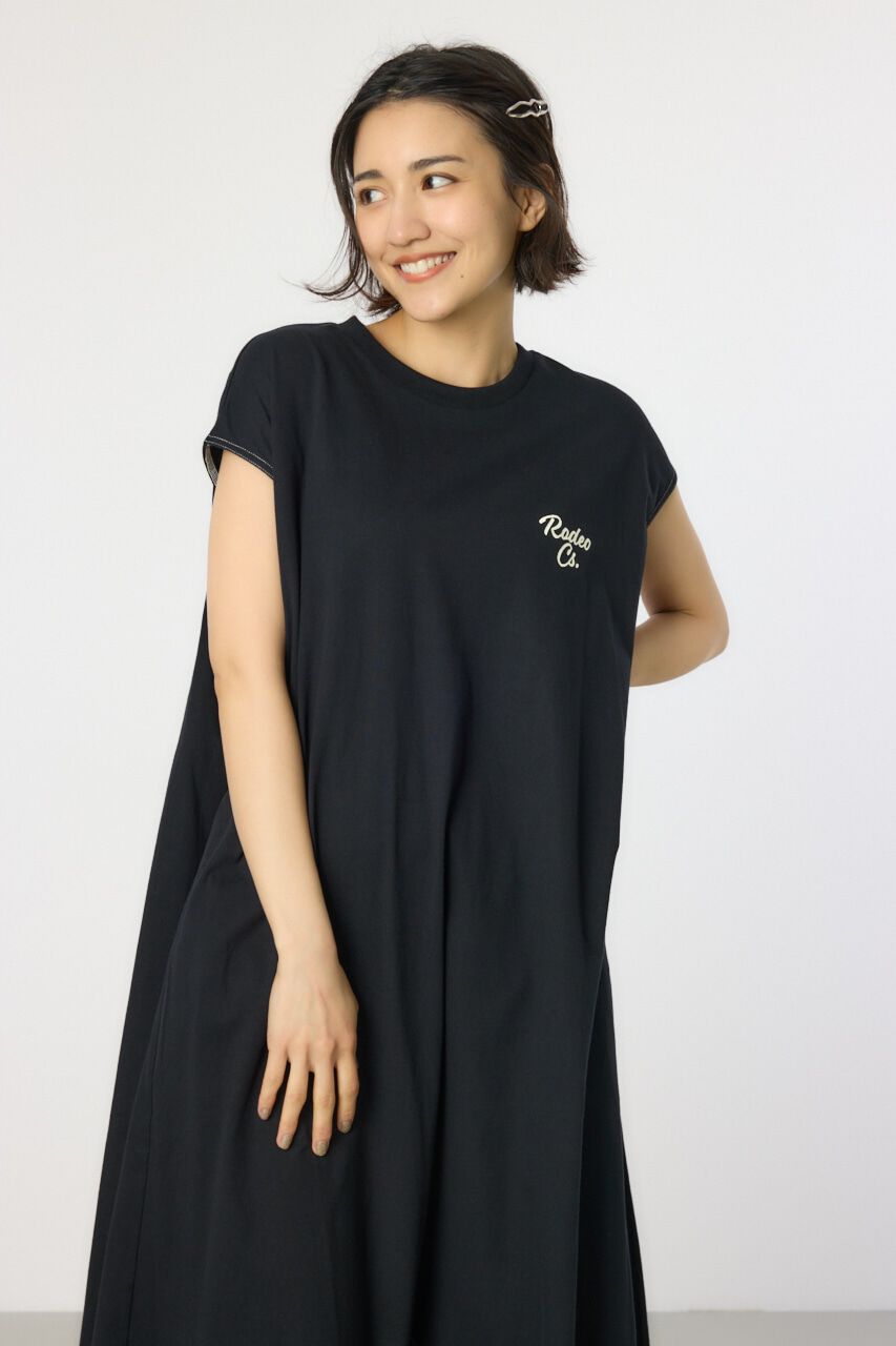 RODEO CROWNS「配色ステッチノースリーブワンピース」|ワンピース|