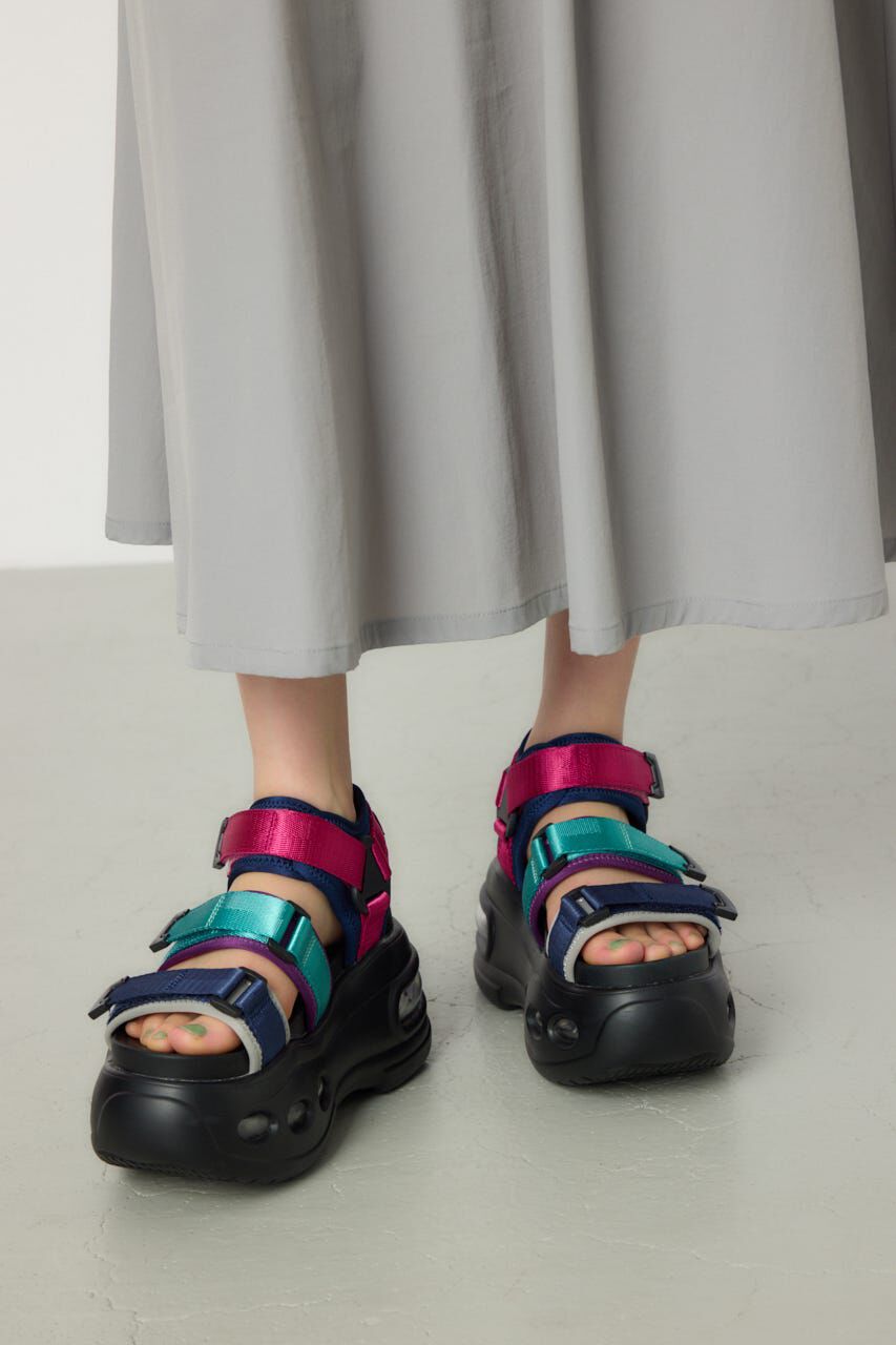 RODEO CROWNS「ボリュームソール テープサンダル」|サンダル|