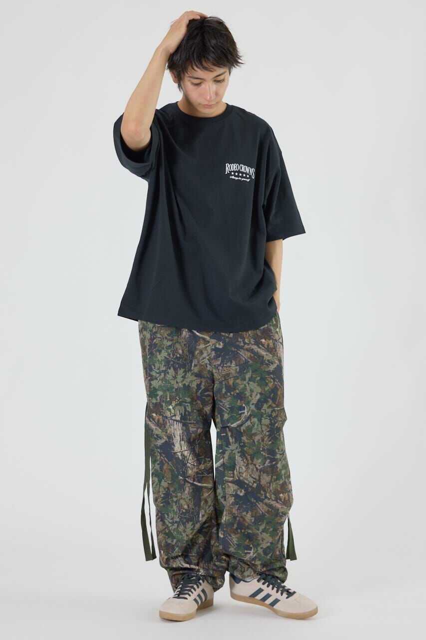 RODEO CROWNS「カモフラアップリケTシャツ」|Tシャツ・カットソー|