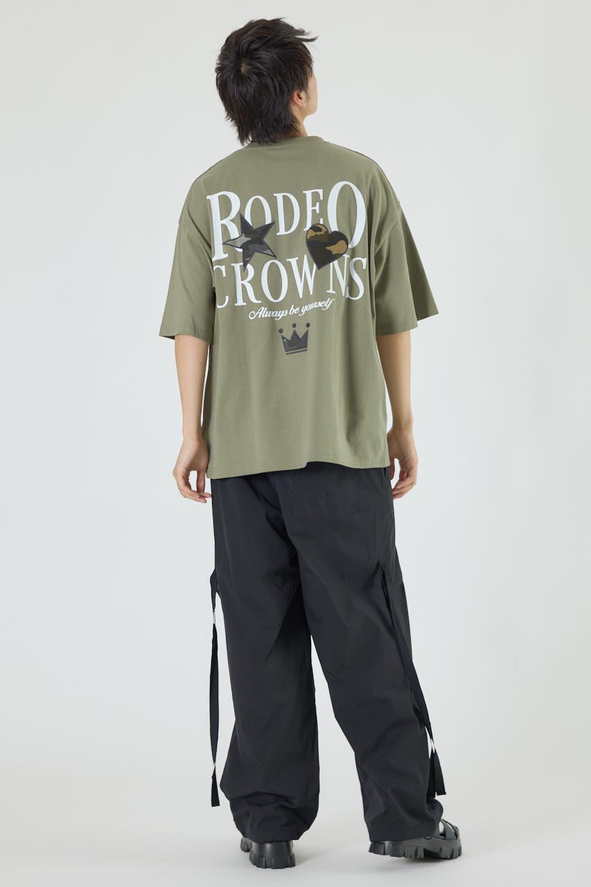 RODEO CROWNS「カモフラアップリケTシャツ」|Tシャツ・カットソー|