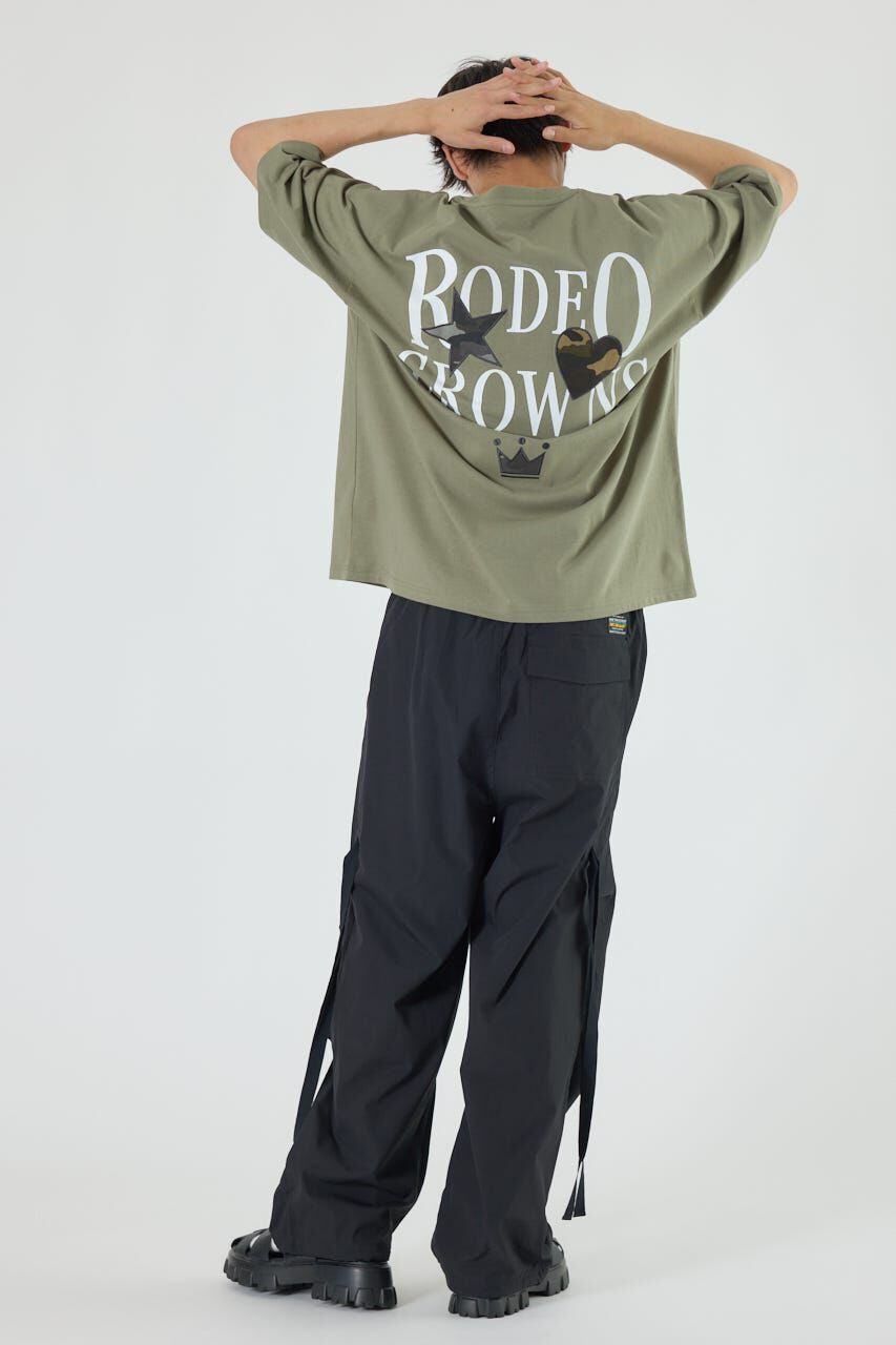 RODEO CROWNS「カモフラアップリケTシャツ」|Tシャツ・カットソー|