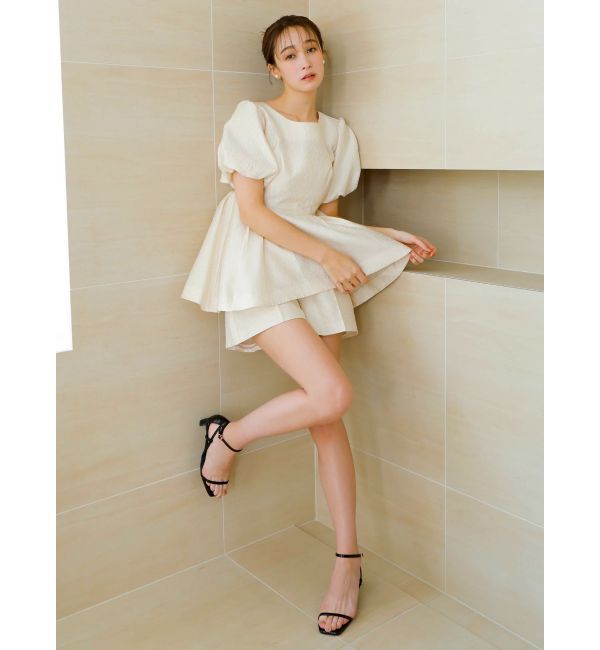 dazzlin「【藤井サチコラボ】フクレジャカードチュニックショートパンツ」|その他|