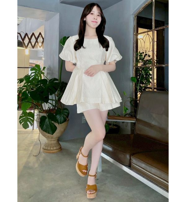 dazzlin「【藤井サチコラボ】フクレジャカードチュニックショートパンツ」|その他|