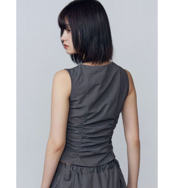 EMODA「リボンギャザートップ」|Tシャツ・カットソー|