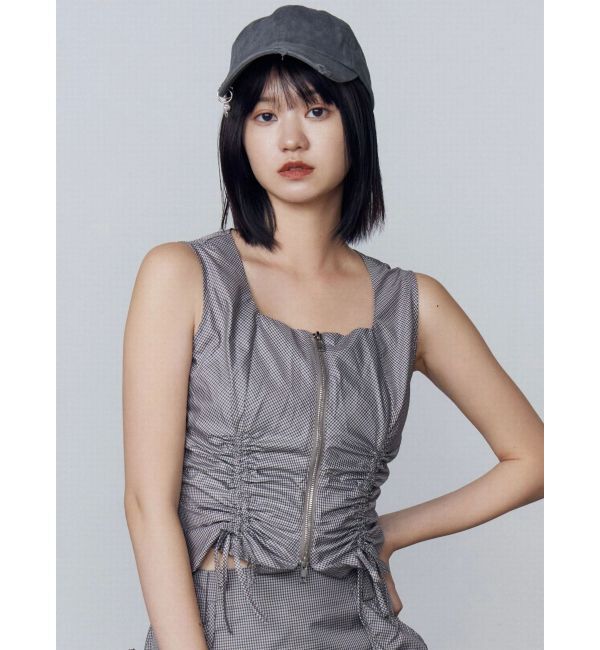 EMODA「リボンギャザートップ」|Tシャツ・カットソー|