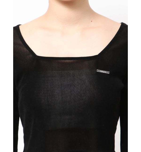 EMODA「シアーベロアプレートクロップトップ」|Tシャツ・カットソー|