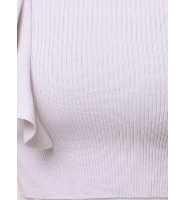 MERCURYDUO「2WAY総針ラッフルコンパクトニット」|ニット・セーター|