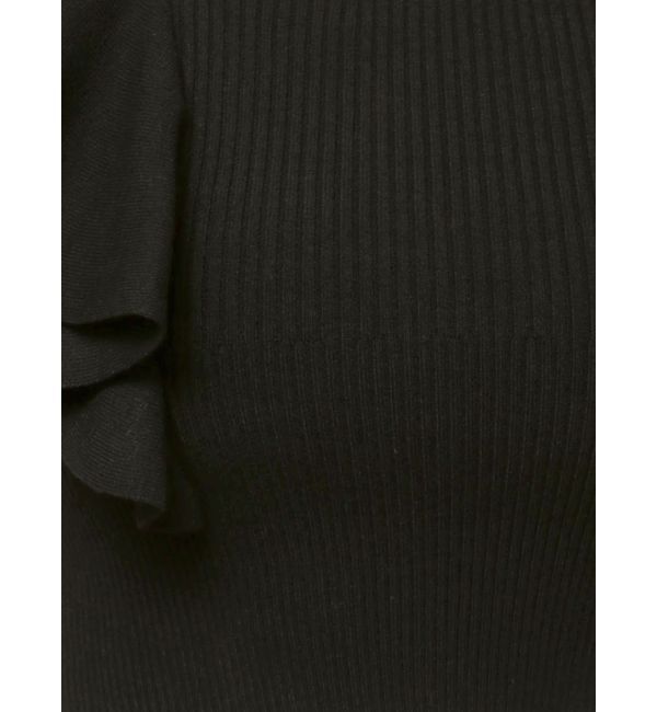 MERCURYDUO「2WAY総針ラッフルコンパクトニット」|ニット・セーター|