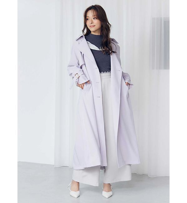 MERCURYDUO「ベーシックトレンチコート」|トレンチコート|