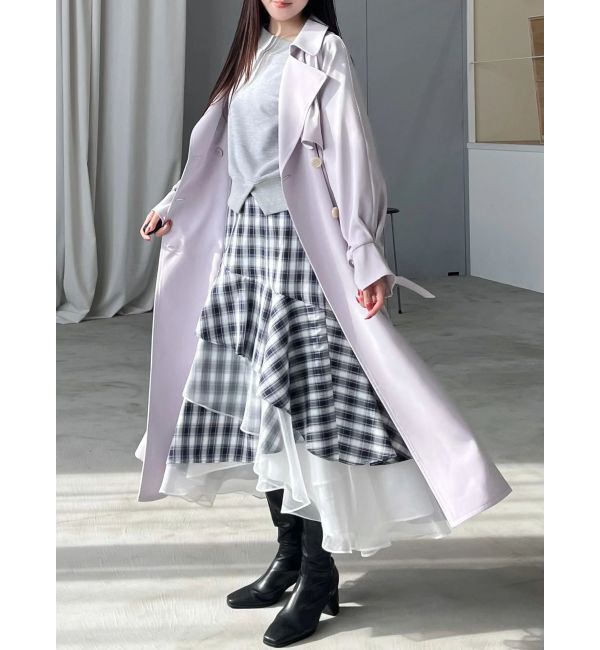 MERCURYDUO「ベーシックトレンチコート」|トレンチコート|