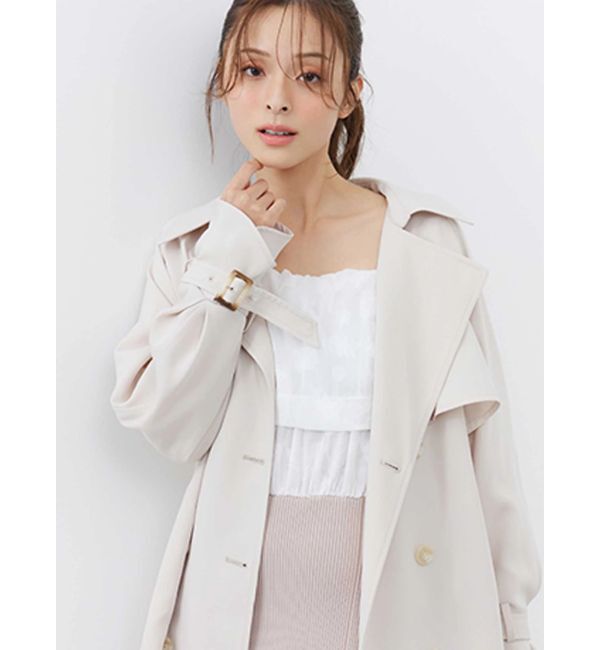 MERCURYDUO「ベーシックトレンチコート」|トレンチコート|