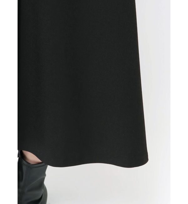 MERCURYDUO「バイカラーハーフスリーブトレンチフレアワンピース」|ワンピース|