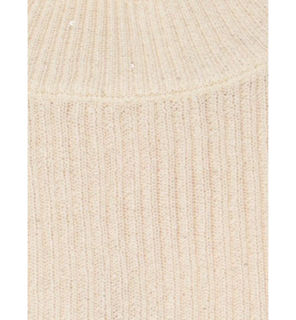 MURUA「スパンコールハーフスリーブニット」|ニット・セーター|