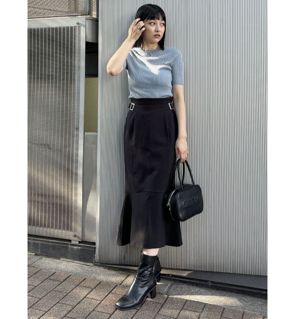 MURUA「スパンコールハーフスリーブニット」|ニット・セーター|