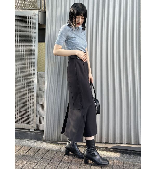 MURUA「スパンコールハーフスリーブニット」|ニット・セーター|