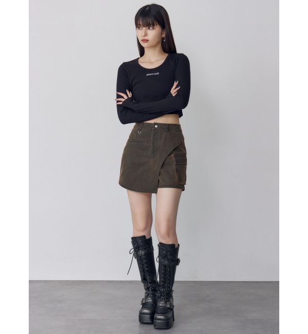 MURUA「HOTFIXロゴテレコトップス」|Tシャツ・カットソー|