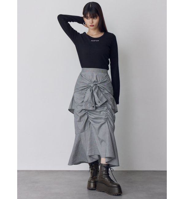 MURUA「HOTFIXロゴテレコトップス」|Tシャツ・カットソー|