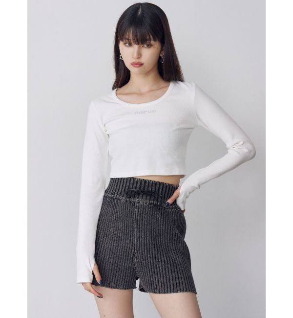 MURUA「HOTFIXロゴテレコトップス」|Tシャツ・カットソー|